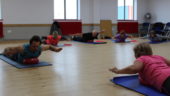 Stretching Class, Floor work with Balls, Skegness Pool & Fitness Suite, Skegness, Lincolnshire