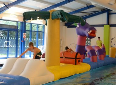 Inflatable Swimming Pool Session, Horncastle Pool & Fitness Suite, Lincolnshire