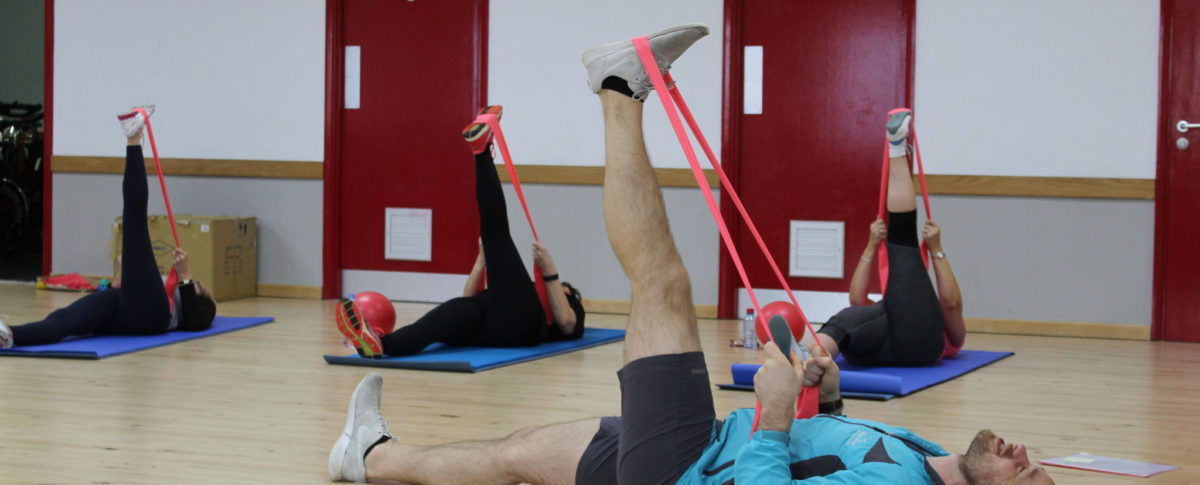 Stretching Class, Bands, Skegness Pool & Fitness Suite, Lincolnshire