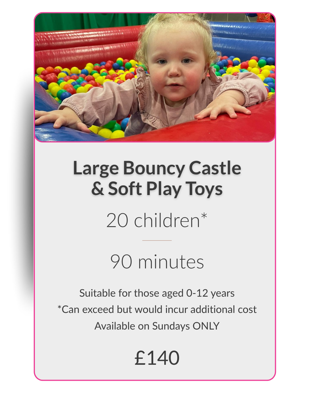 Birthday Parties at Meridian Leisure Centre 6 Large Bouncy Castle 90mins Meridian Leisure Centre Louth Birthday Party Block
