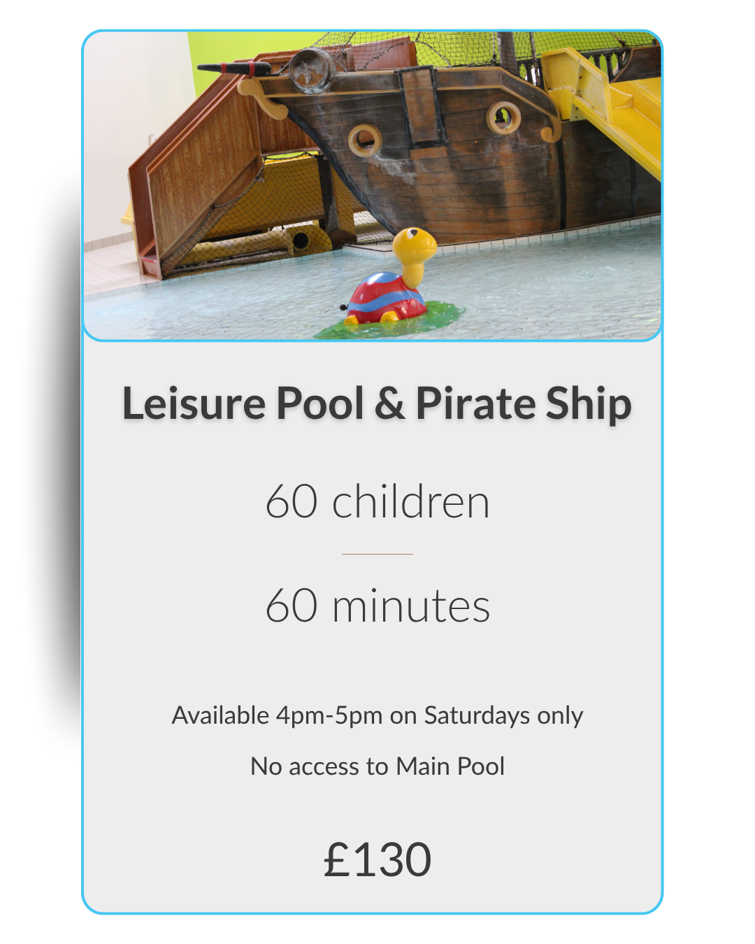 Birthday Parties at Meridian Leisure Centre 3 Leisure Pool Pirate Ship Meridian Leisure Centre Louth Birthday Party Block