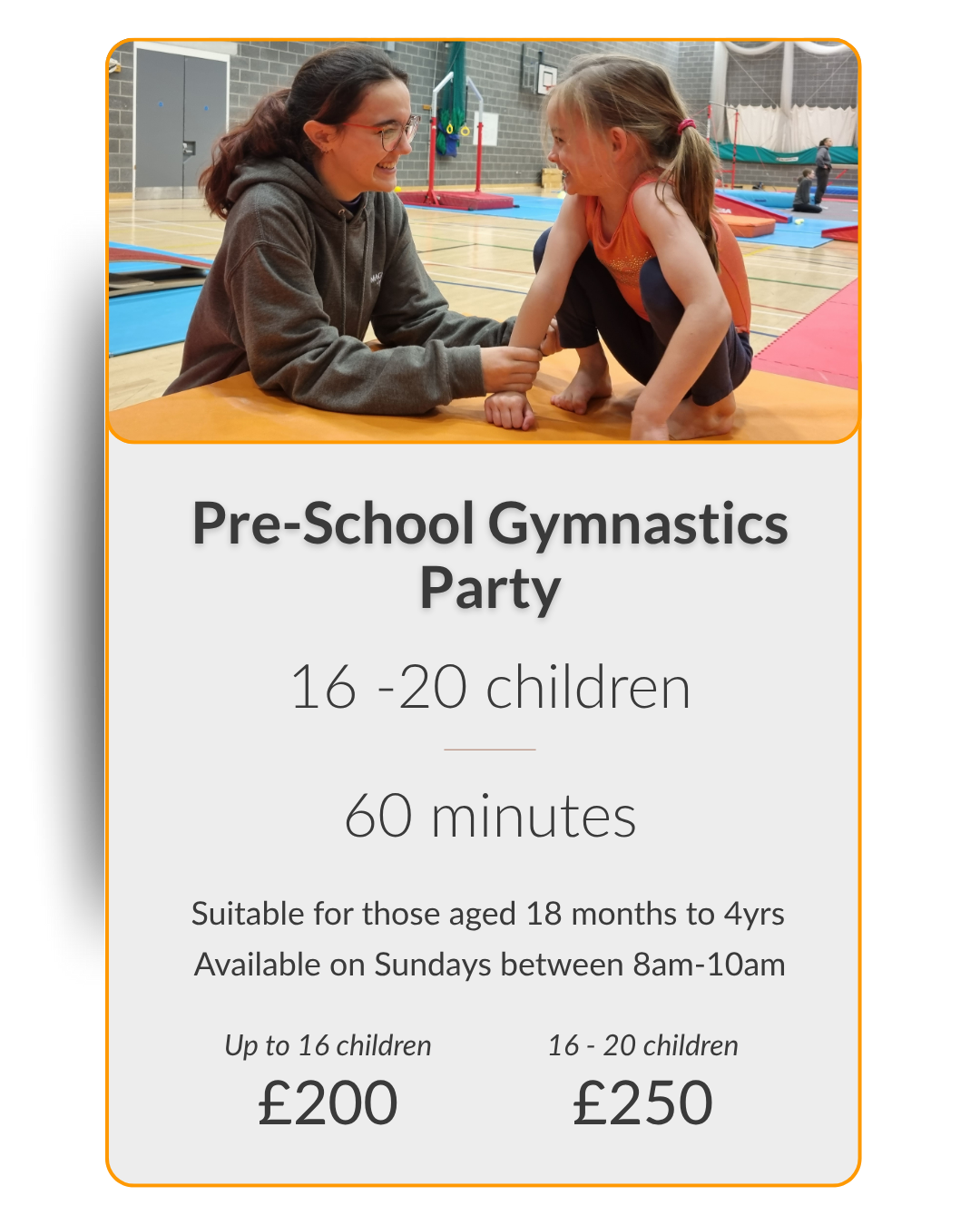 Birthday Parties at Meridian Leisure Centre 8 Pre school gymnastics party Meridian Leisure Centre Louth Birthday Party Block