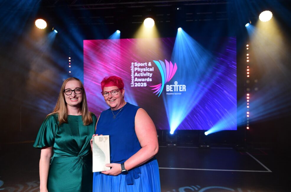 Karen Active Change Winner Active Lincs Awards