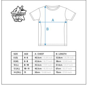 All Stars Shirt Size