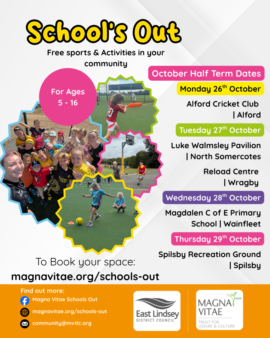 Schools Out October promo